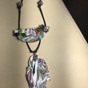 Pendant Handmade Artisan Boho 20”